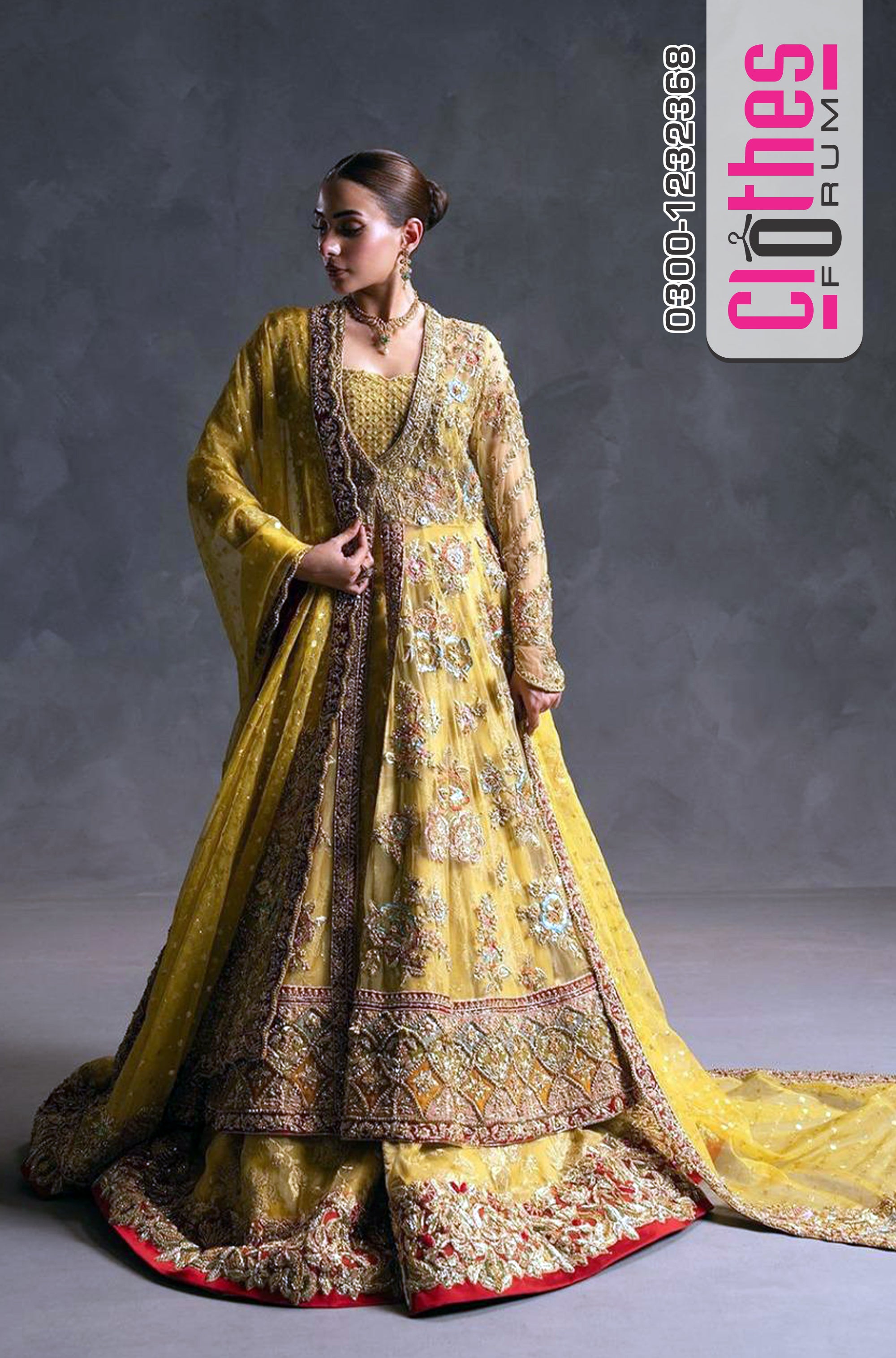 Ahmad Sultan Luxury Bridal Couture – Majestic Gold Elegance