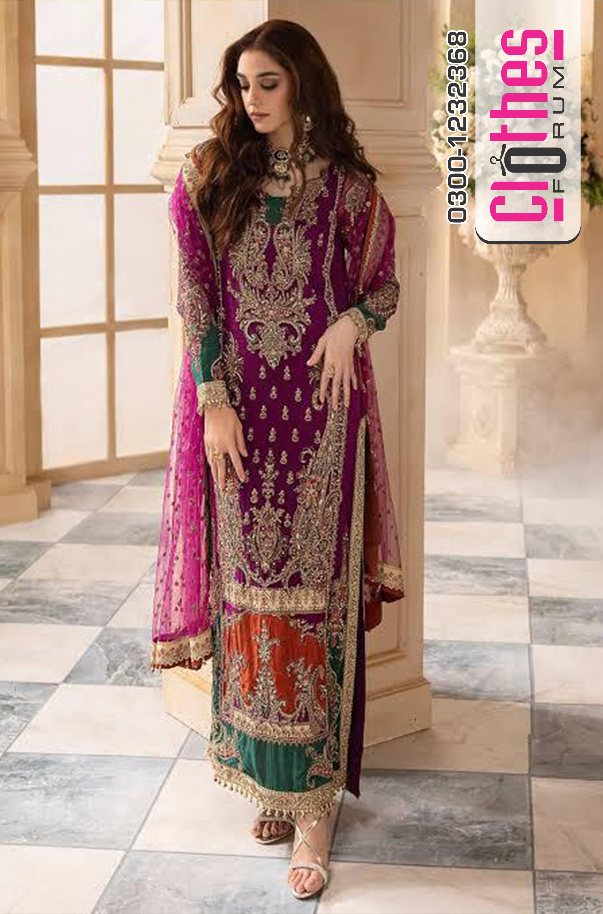 Charizma Formal Chiffon – A Timeless Party Wear Elegance