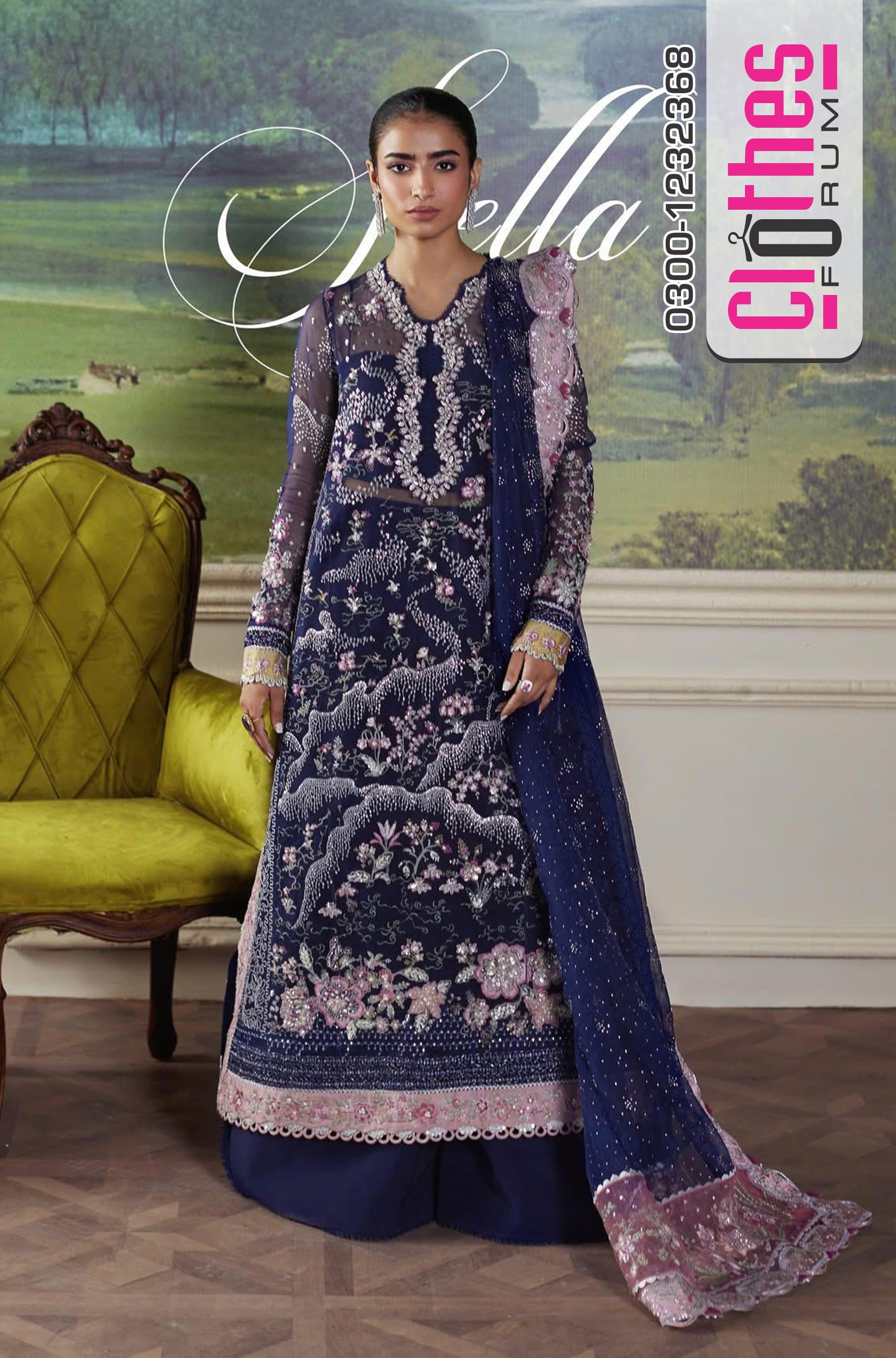 Republic Womenswear Wedding Edition – Majestic Navy Blue Elegance