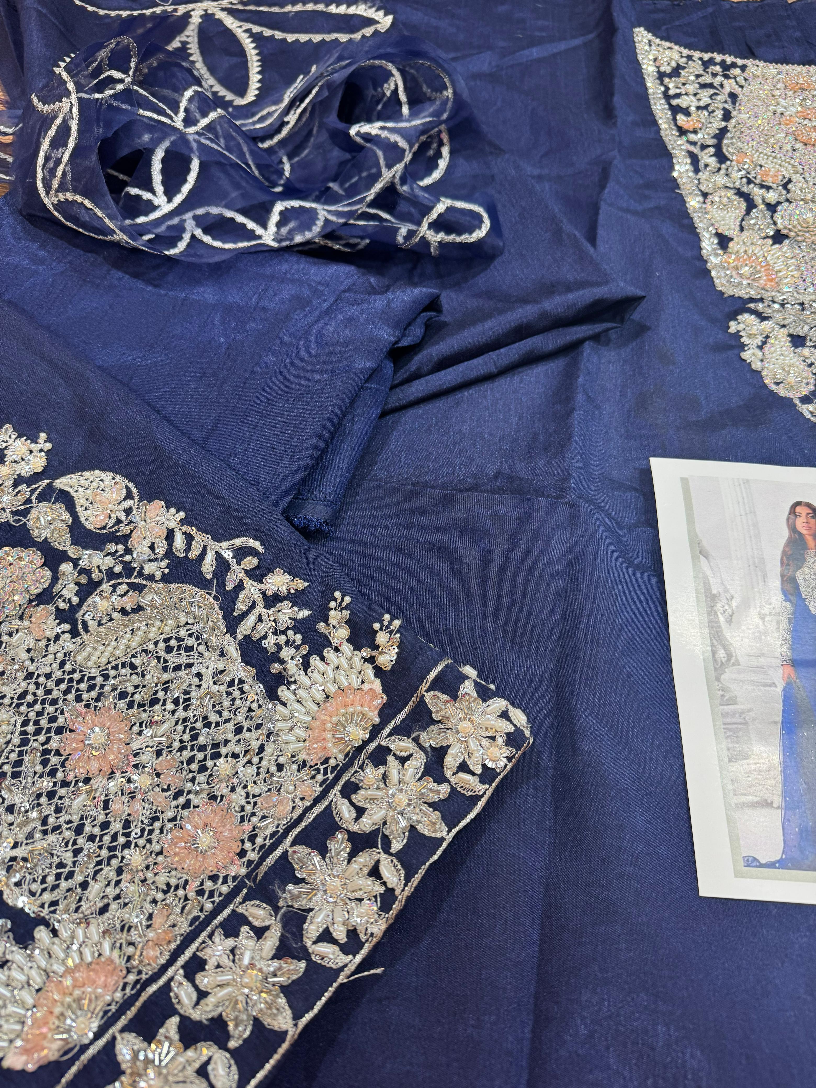 Khakaa Blue Elegance - Exquisite Wedding Edition Outfit