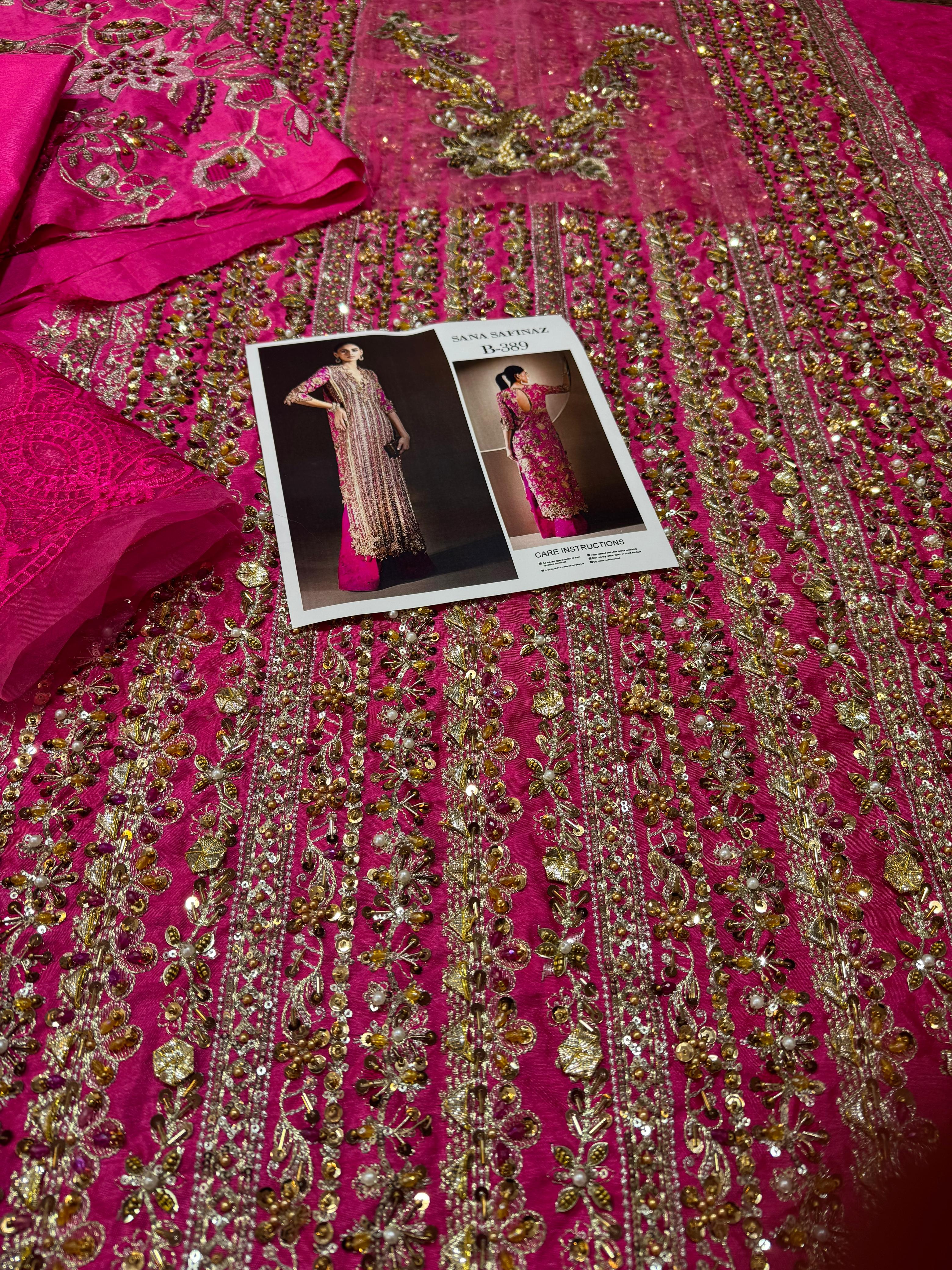 Sana Safinaz Wedding Couture – Luxury Handmade Raw Silk Elegance