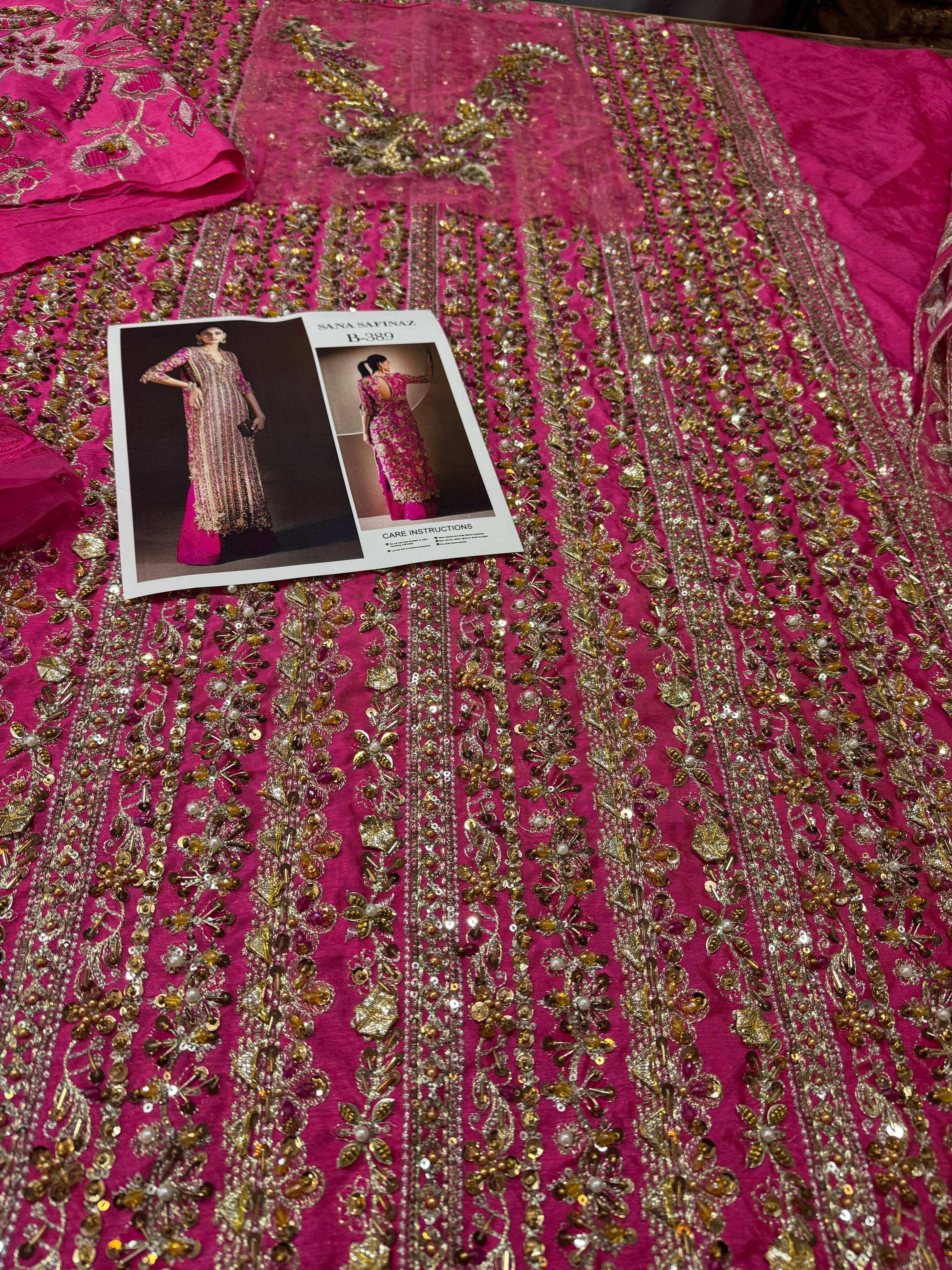 Sana Safinaz Wedding Couture – Luxury Handmade Raw Silk Elegance