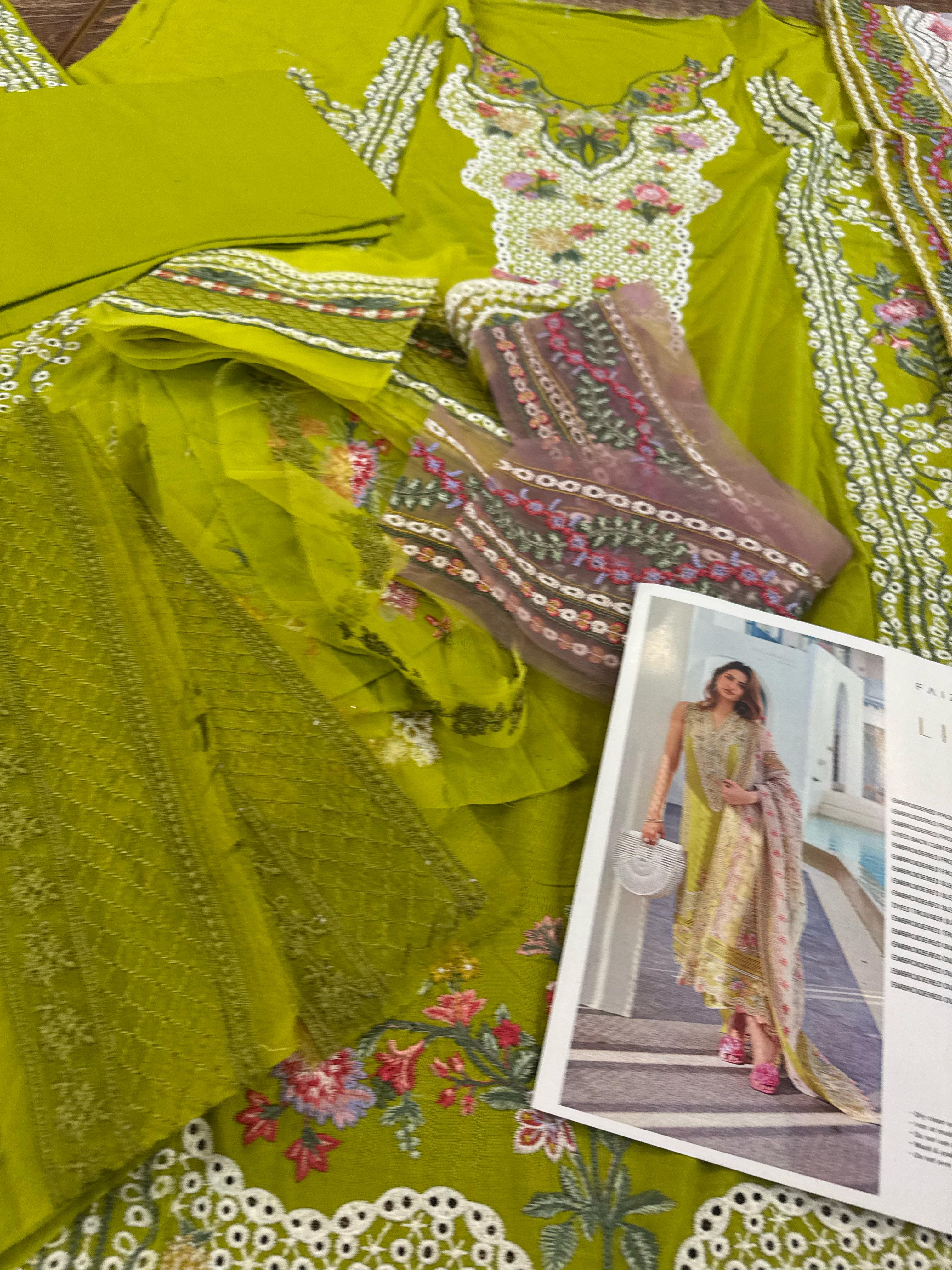 Faiza Saqlain Liliana Luxury Lawn – A Mesmerizing Wedding Edition