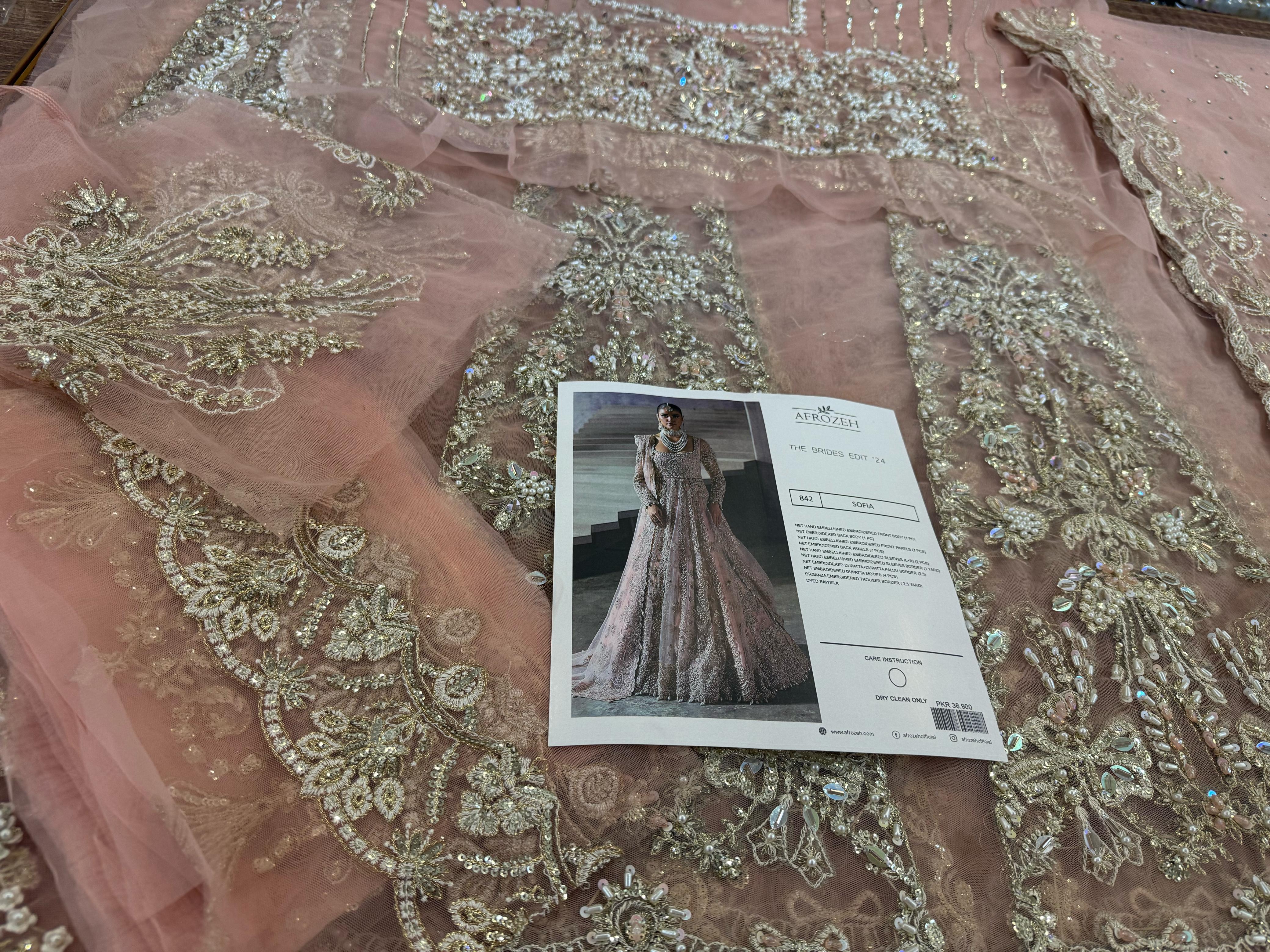 Afrozeh Brides Edit – Most Awaited Luxe Blush Pink Bridal Gown