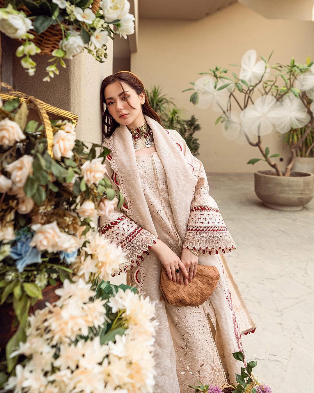 Qalamkar Premium Luxury Lawn 2025 – Ethereal Skin-Toned Elegance for Eid