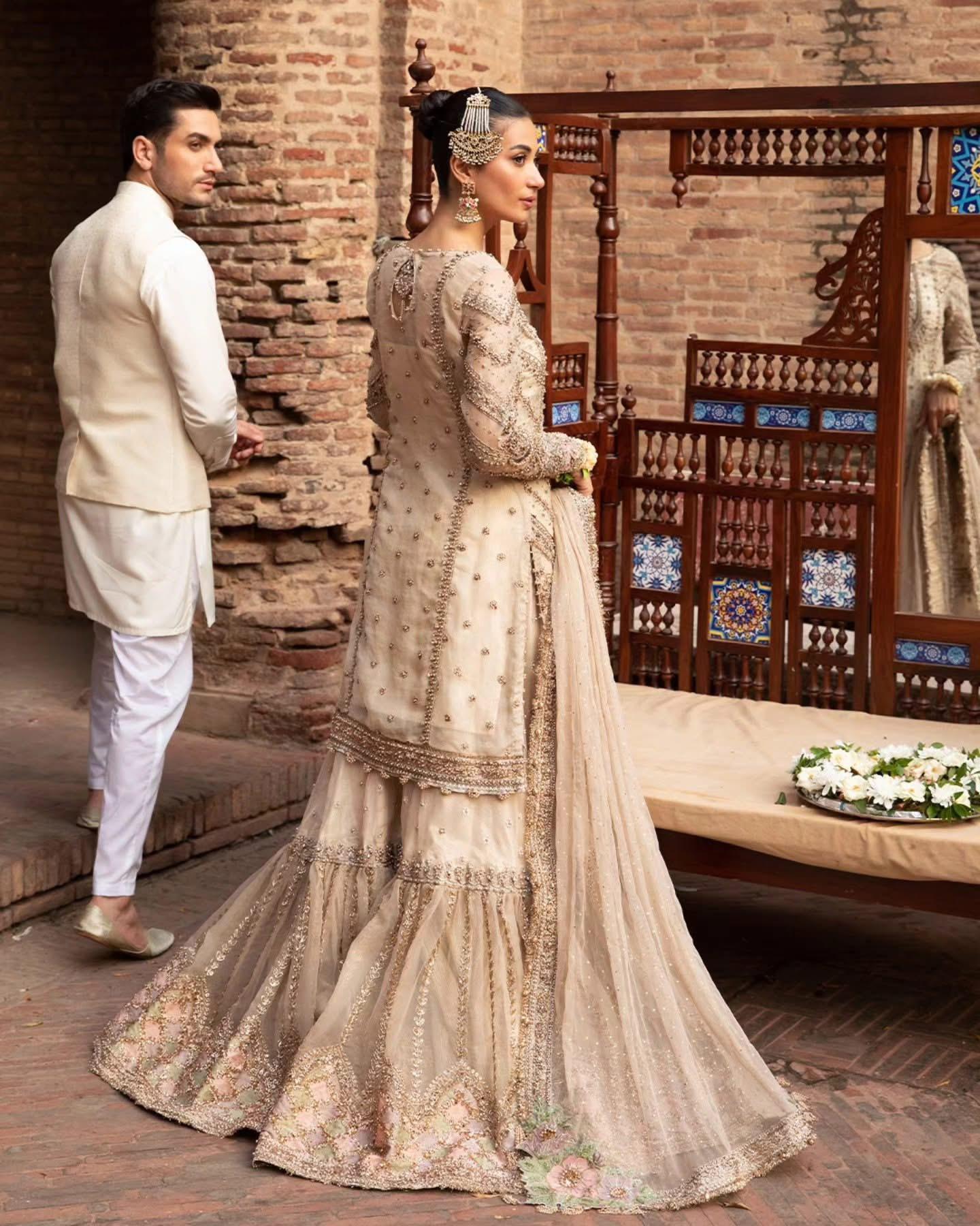 Maria B Bridal Splendor – Exquisite Nikkah Ensemble for Timeless Elegance