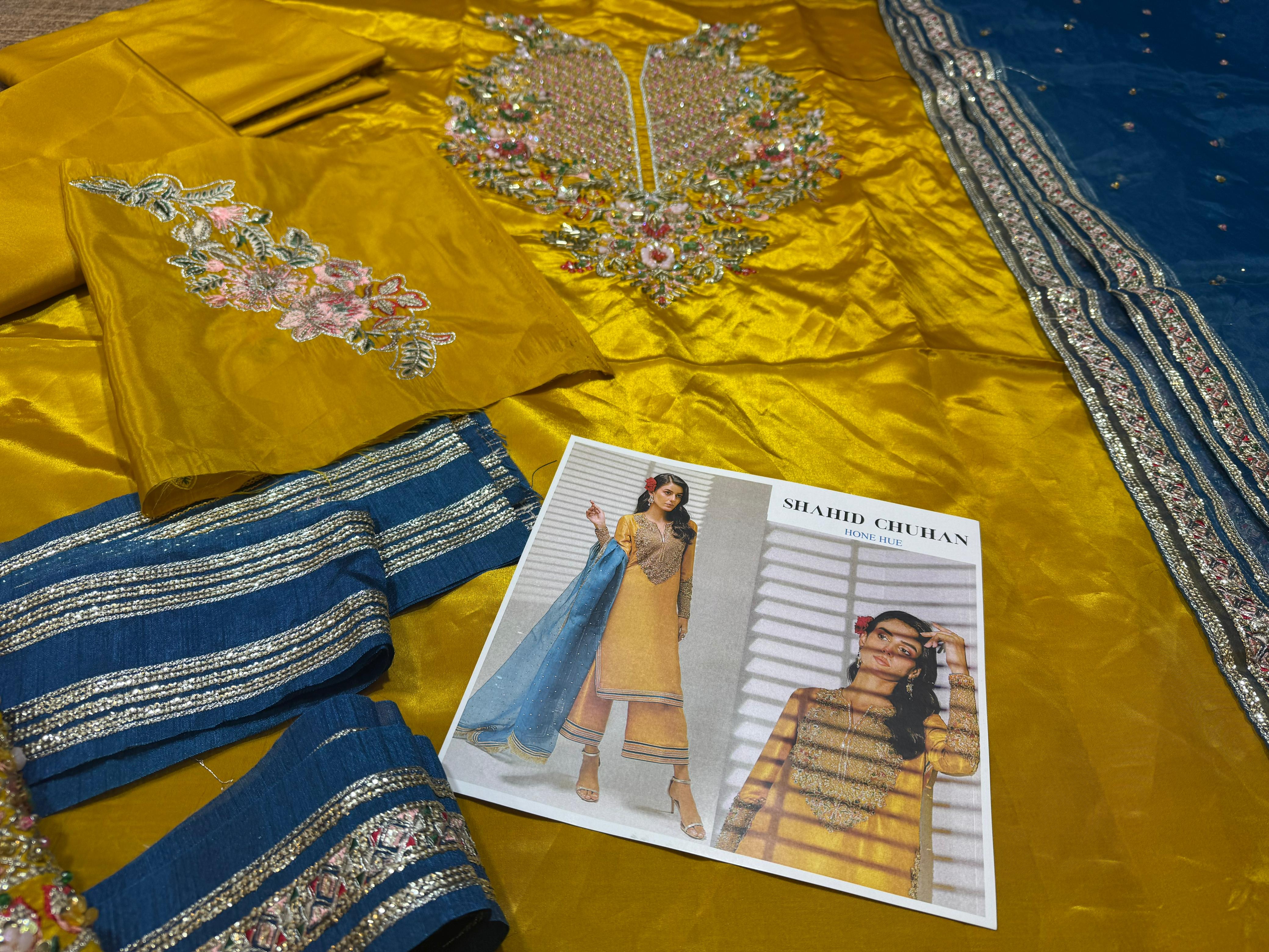 Shahid Chuhan Honey Hue Silk Wonder – Unveiling New Luxury Elegance