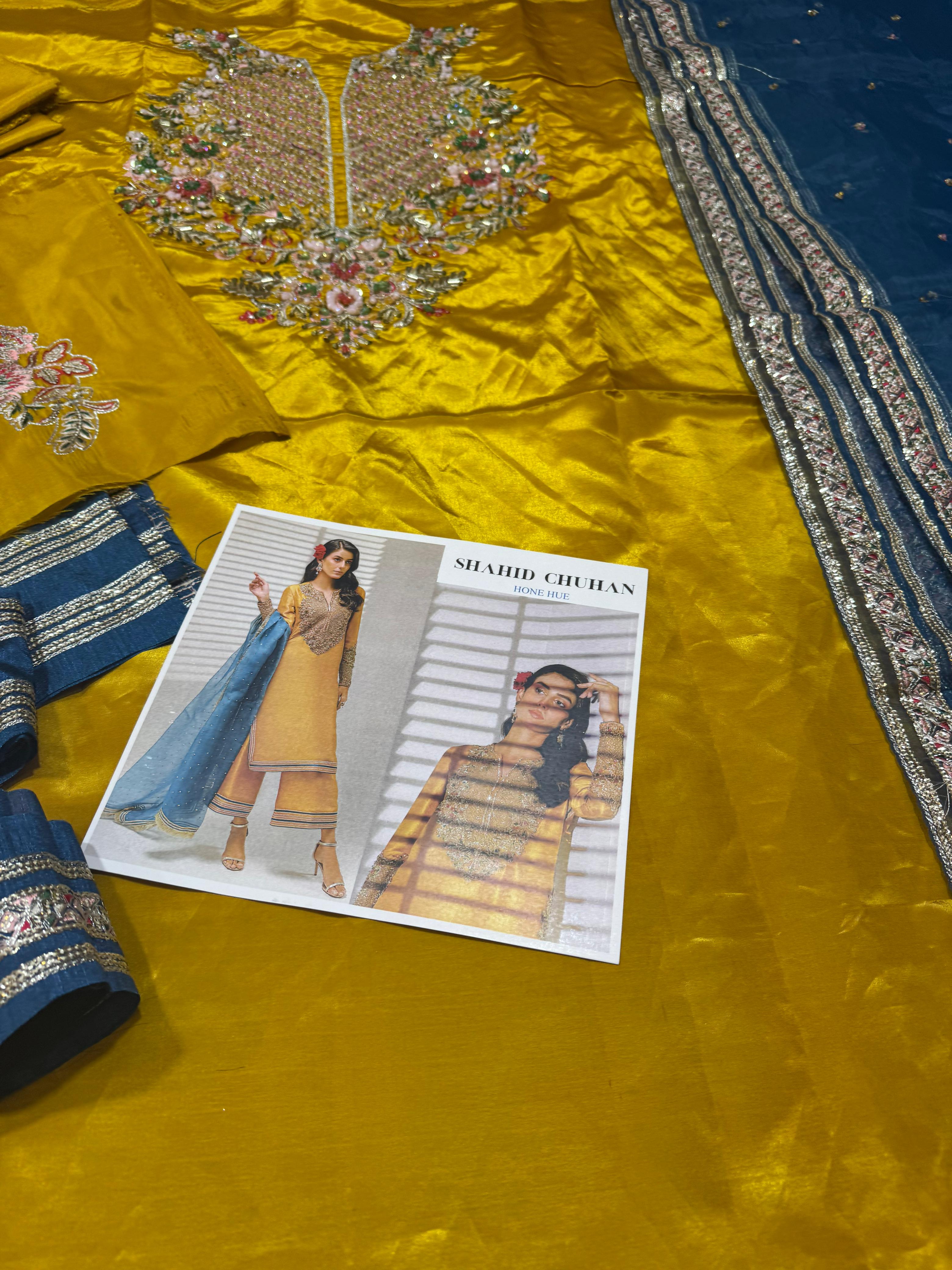 Shahid Chuhan Honey Hue Silk Wonder – Unveiling New Luxury Elegance