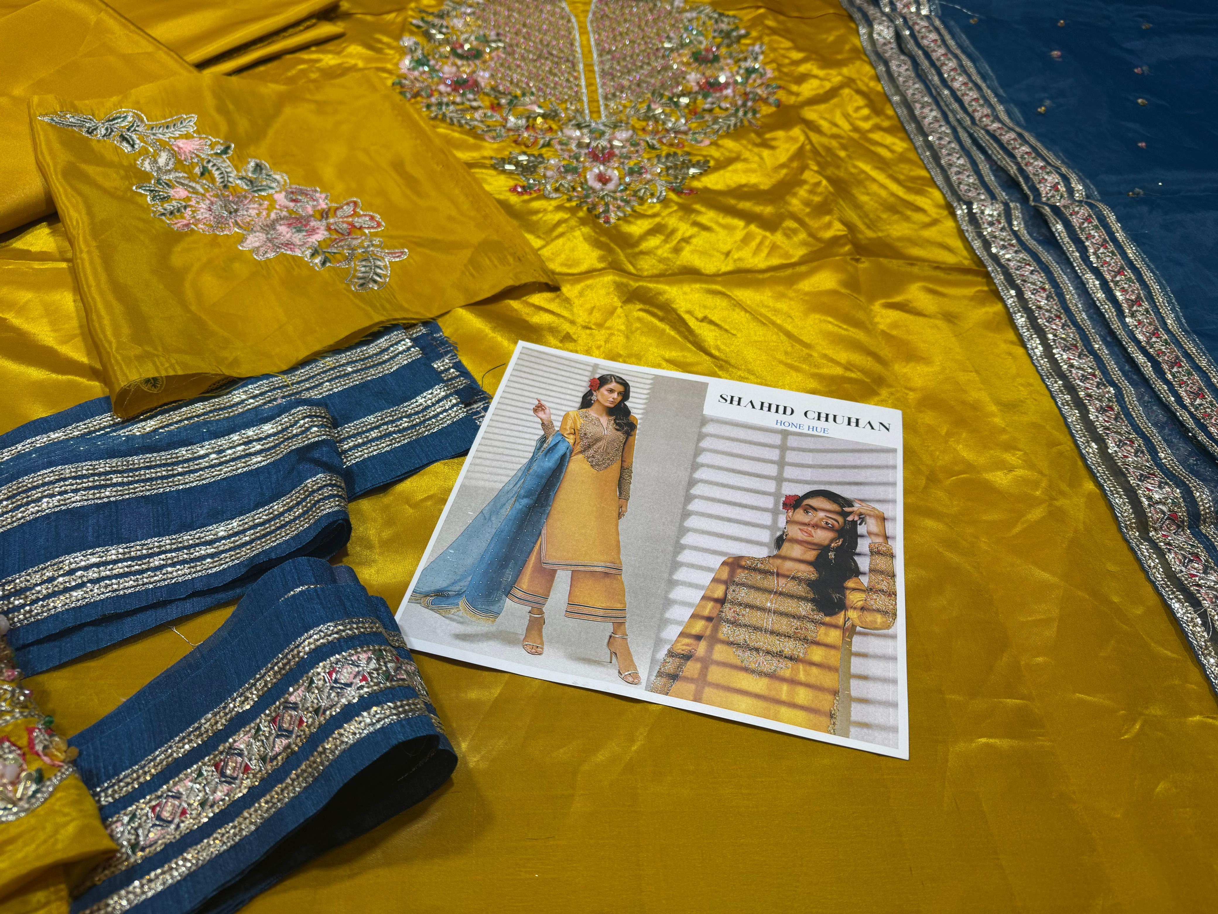 Shahid Chuhan Honey Hue Silk Wonder – Unveiling New Luxury Elegance