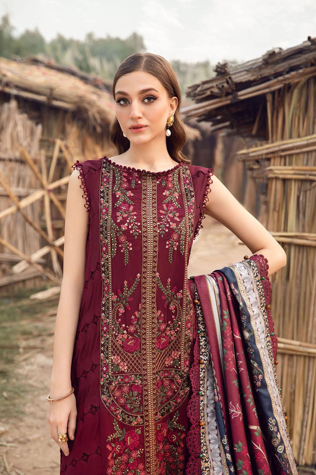 Maria B Mprint Winter Charm – Festive Ethnic Ensemble Masterpiece