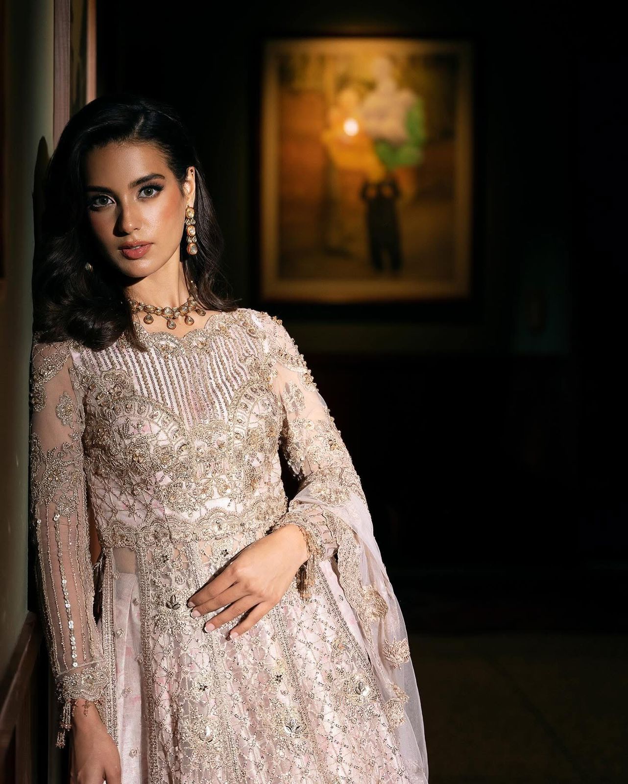 Saira Rizwan Luxury Wedding Formal – Exquisite Net Fabric Party Wear