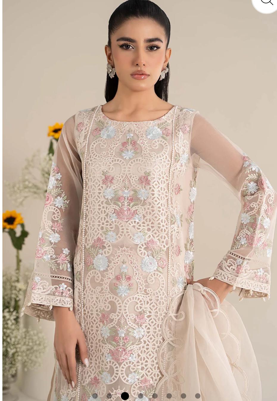 Maria B Luxury Pret Wear Lawn 2025 – Elegant White Ensemble for Every Occasion