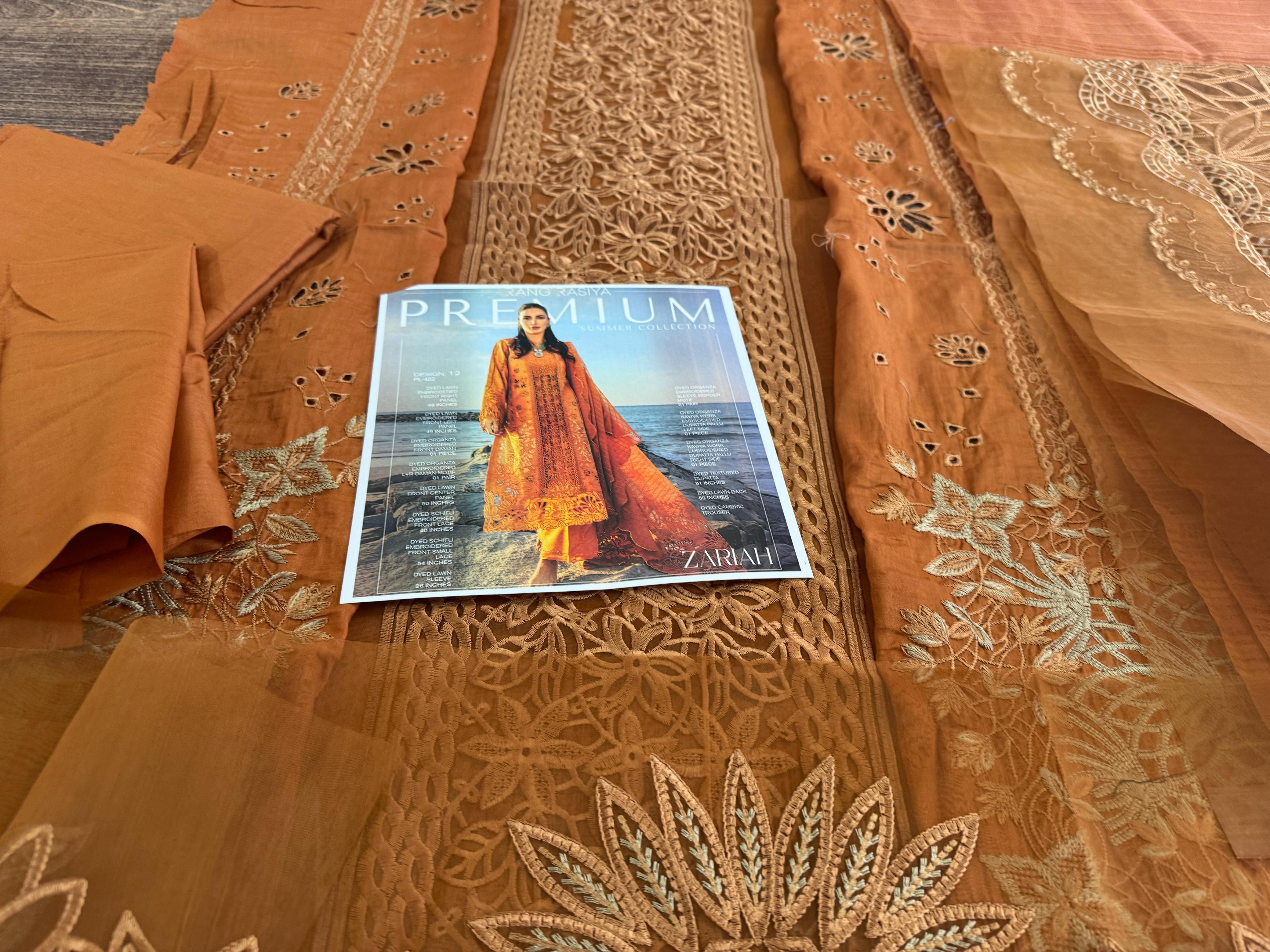 Rang Rasiya Sunlit Mustard – Luxury Lawn Elegance for Summer