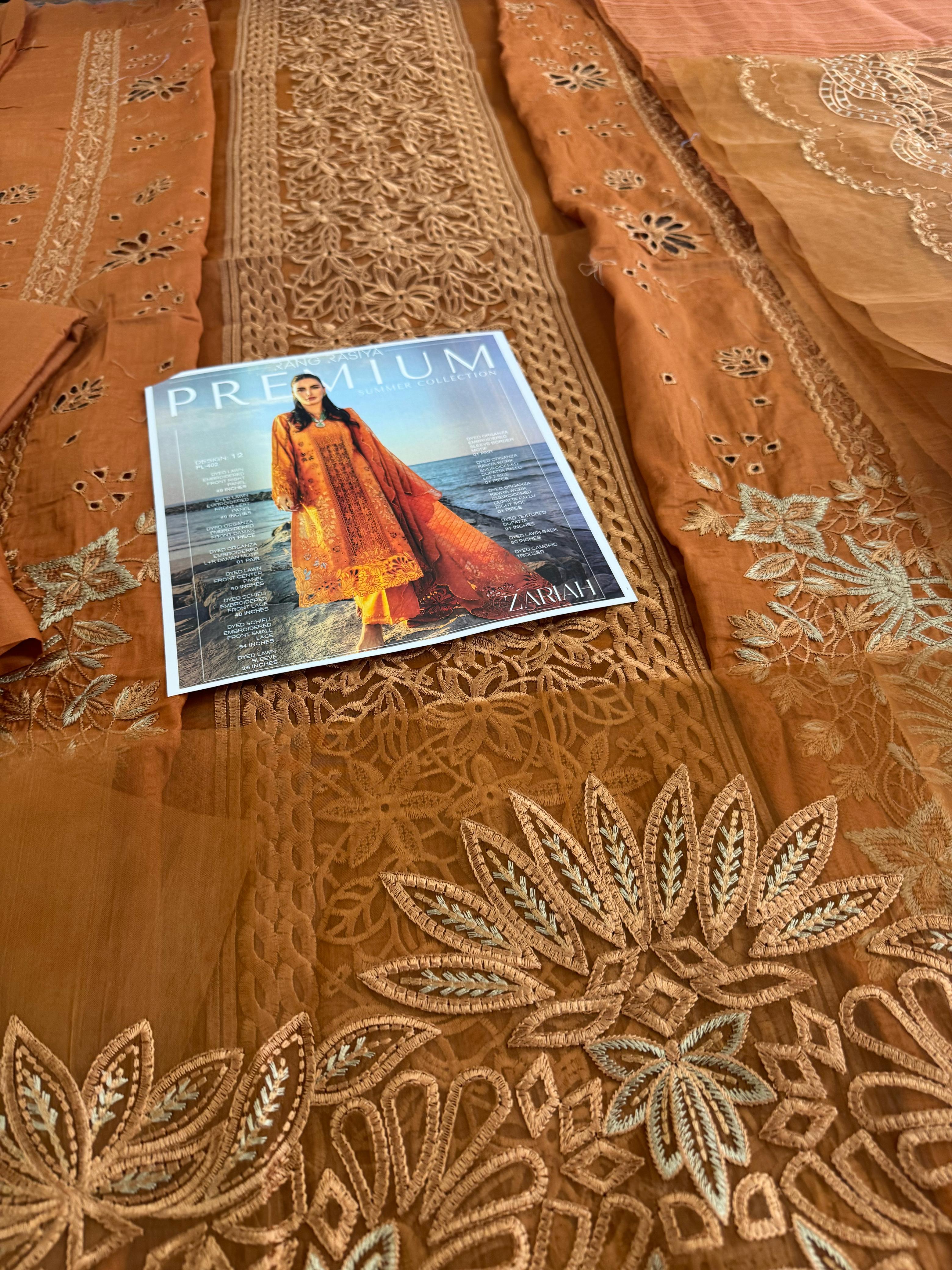 Rang Rasiya Sunlit Mustard – Luxury Lawn Elegance for Summer